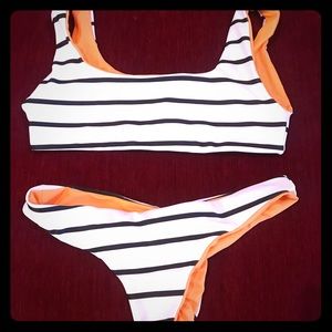Salty Honey reversible scrunch butt swim suit